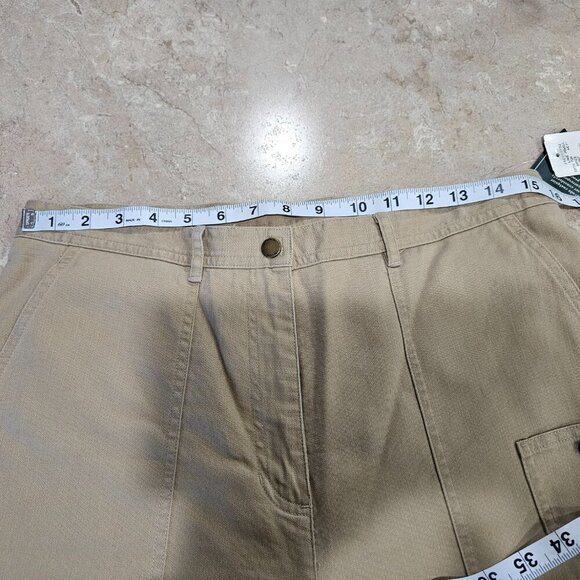 NWT Lauren Ralph Lauren Capri Cargo Lake Powell Collection Earth‎ Tone Size 10 - Picture 3 of 7